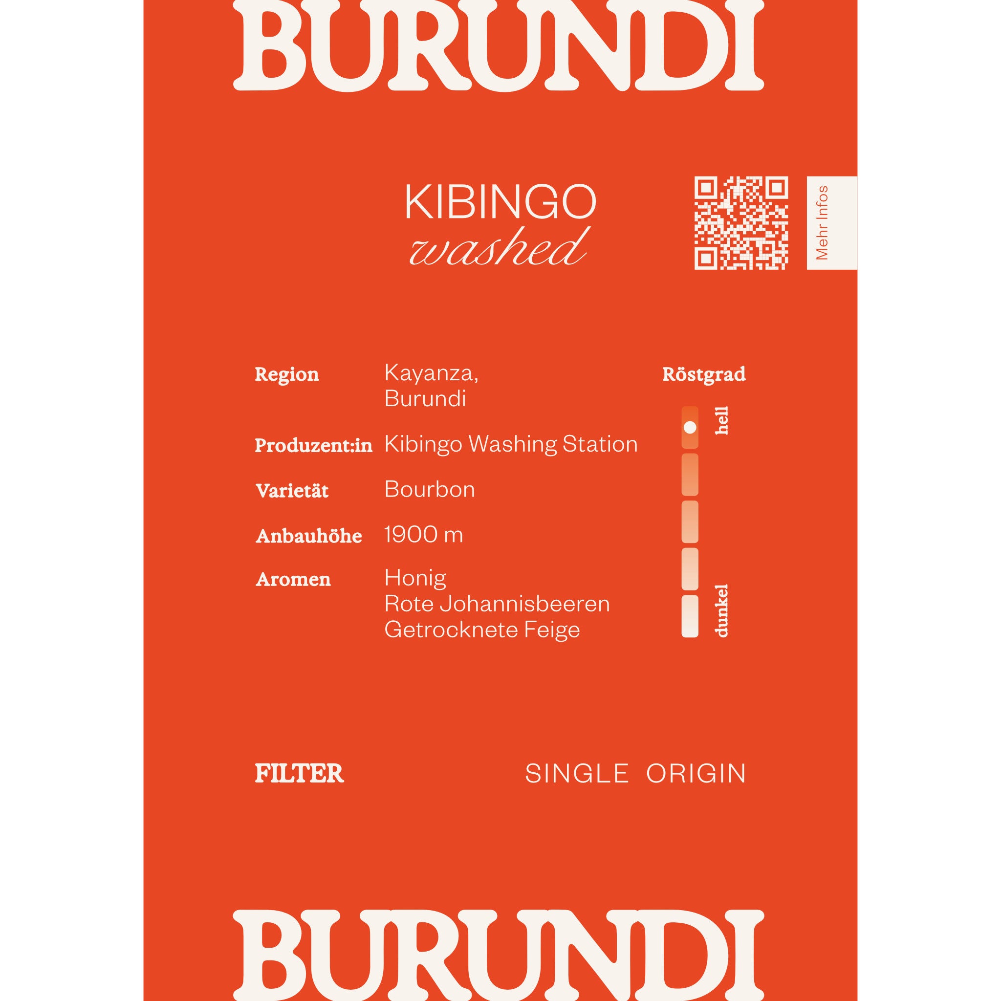 BURUNDI Kibingo Filter Coffee