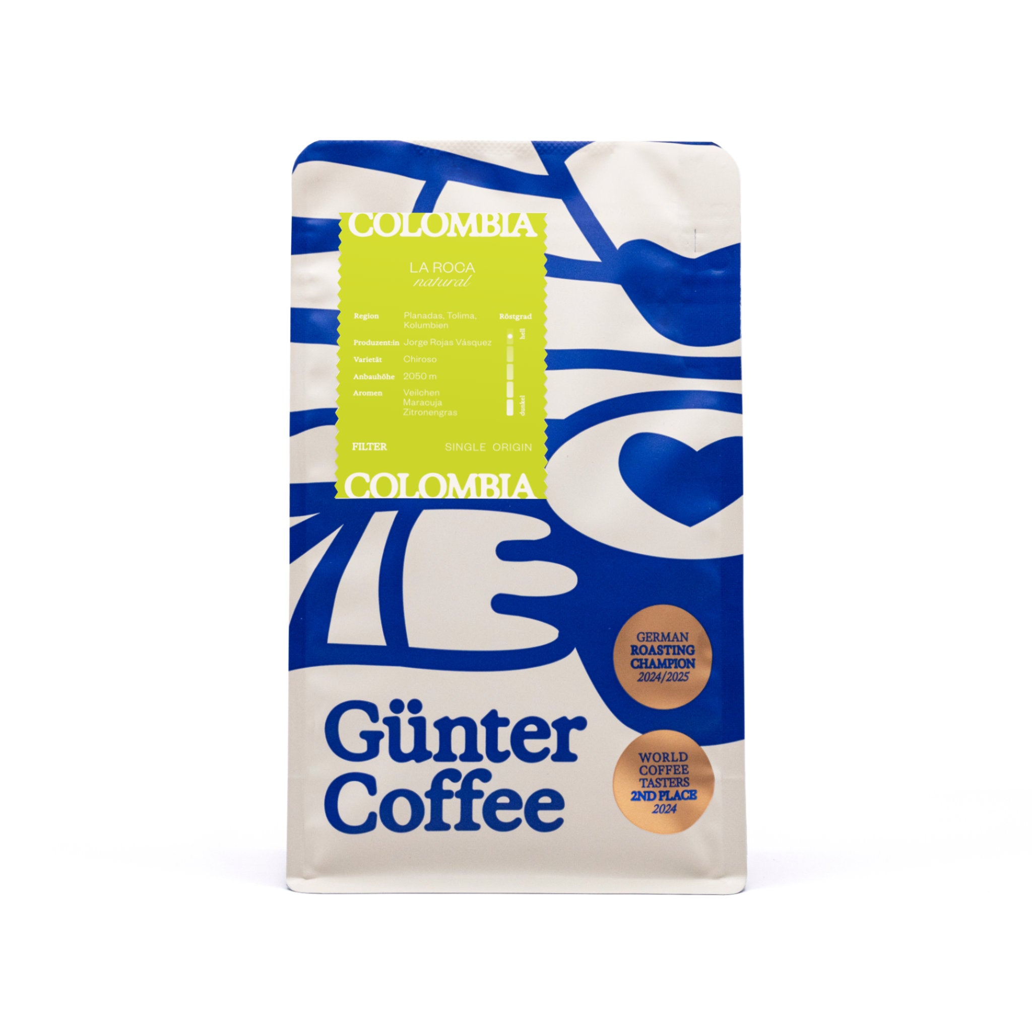Verpackung Colombia La Roca