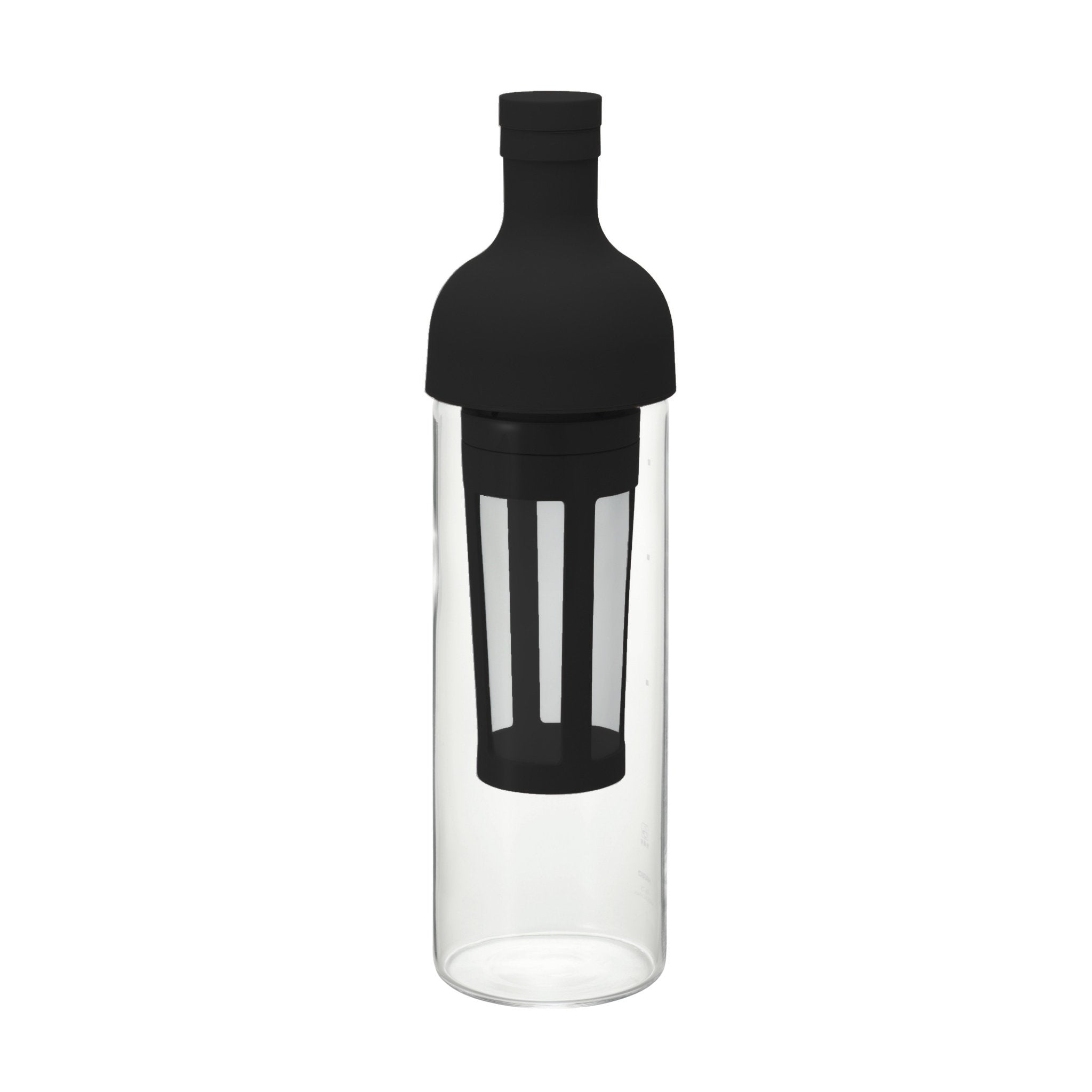 Hario Cold Brew Filter-in Kaffeebereiter für kaltgebrühten Kaffee in schwarz.