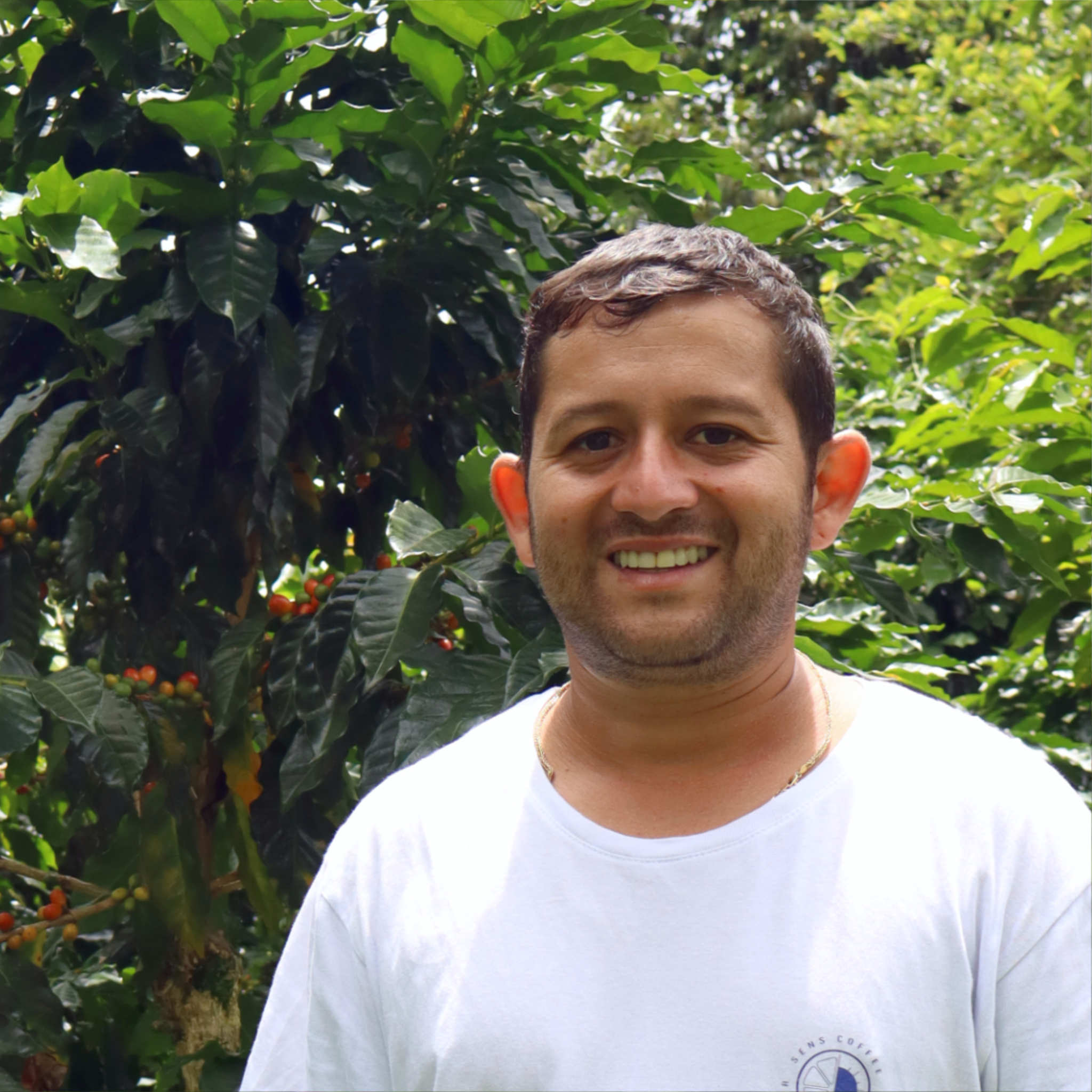 Juan David Puerta, der Produzent des Kaffees von Sens Coffee.