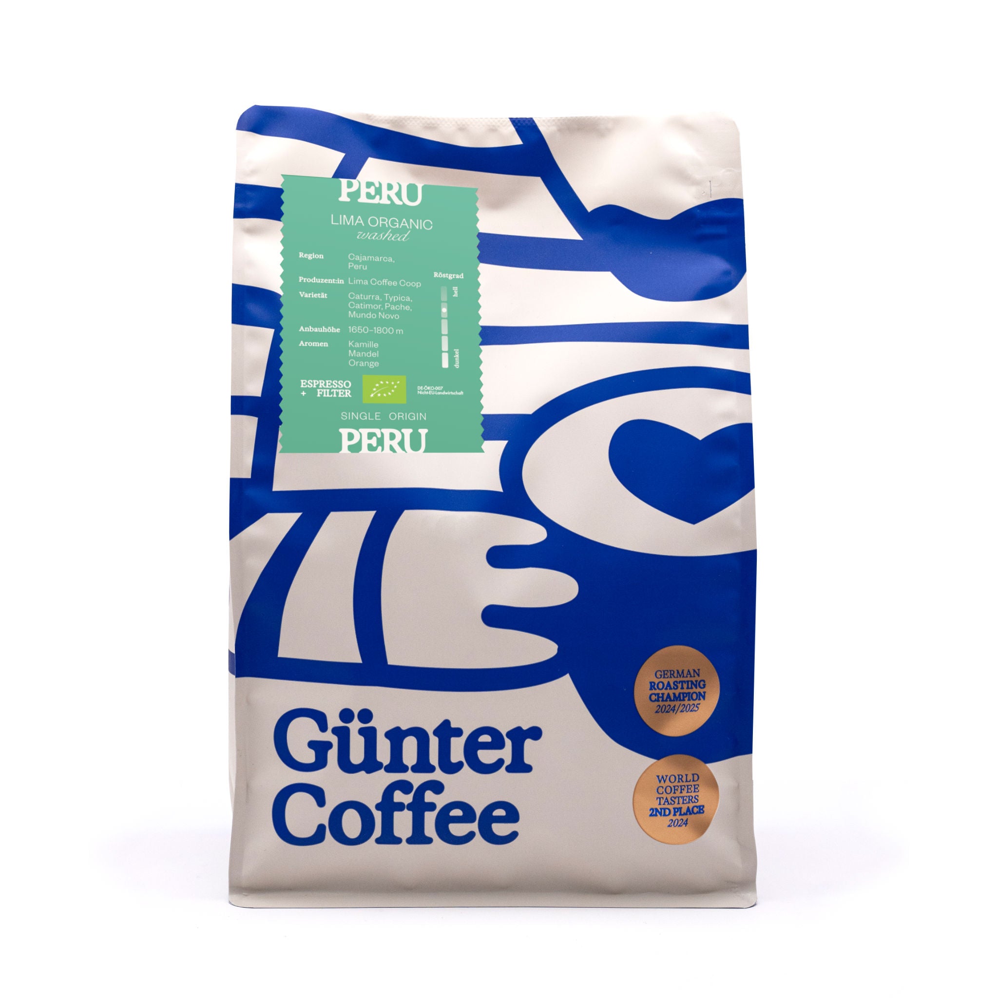 Verpackung Peru Lima Organic 1kg