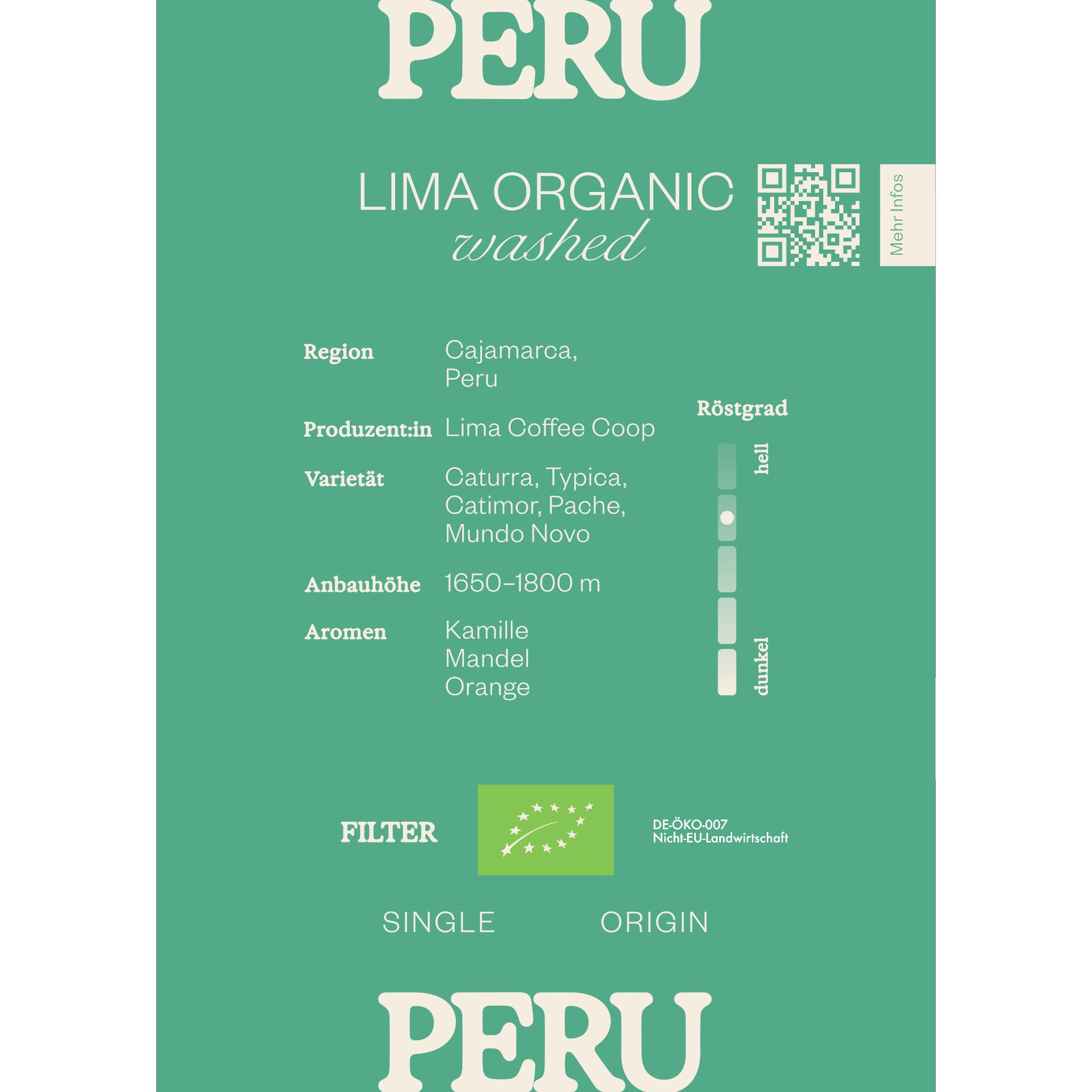 Infokarte Peru Lima Organic