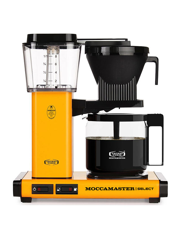Moccamaster KBG Select in yellow pepper.