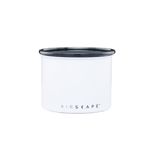 Airscape Kaffeeaufbewahrungs-Behälter in weiß für 250 g Kaffee.