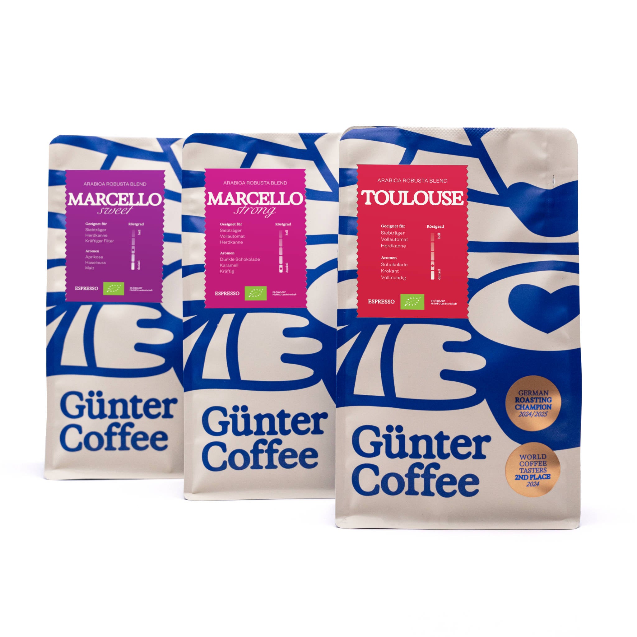 Espresso Set Coffee Beans 3x250g | Günter Coffee Roasters