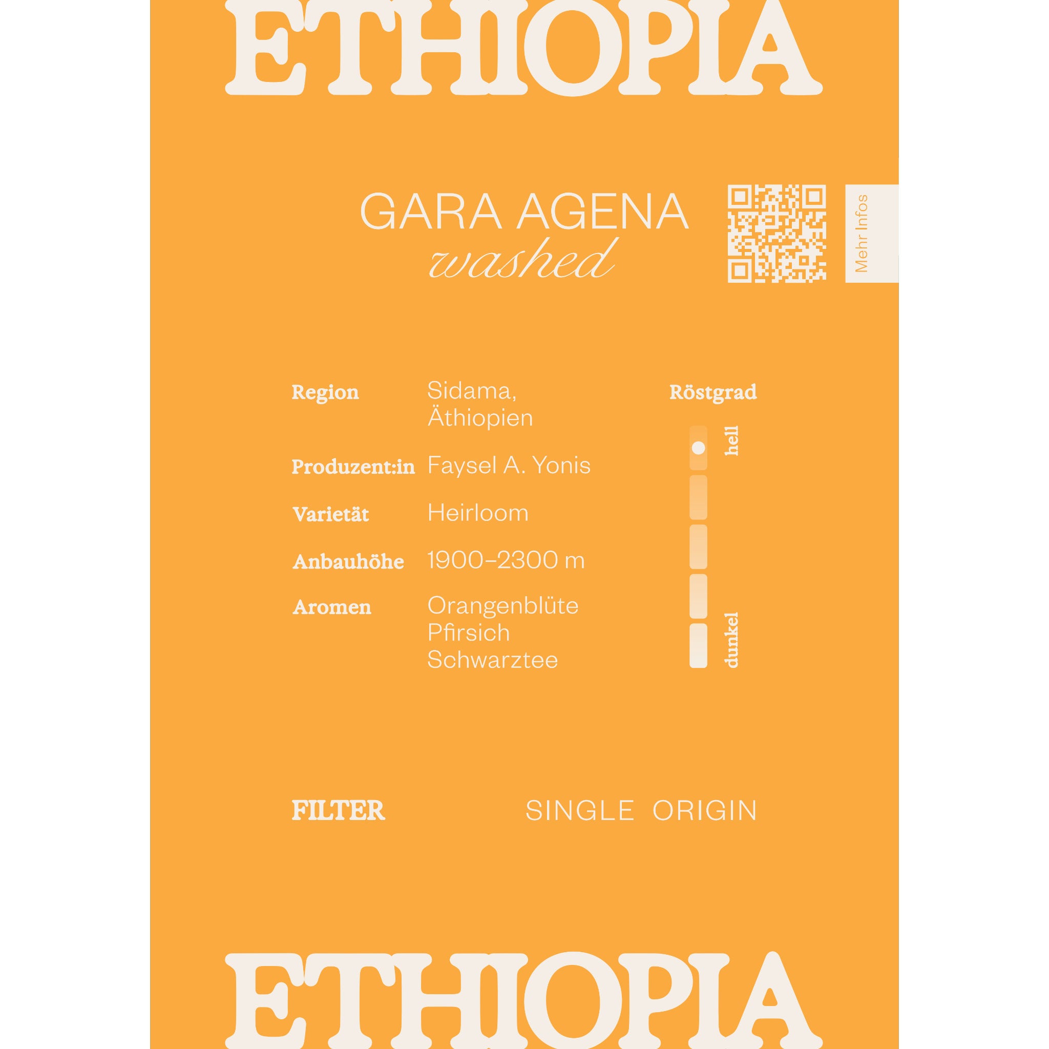 ETHIOPIA Gara Agena Filterkaffee