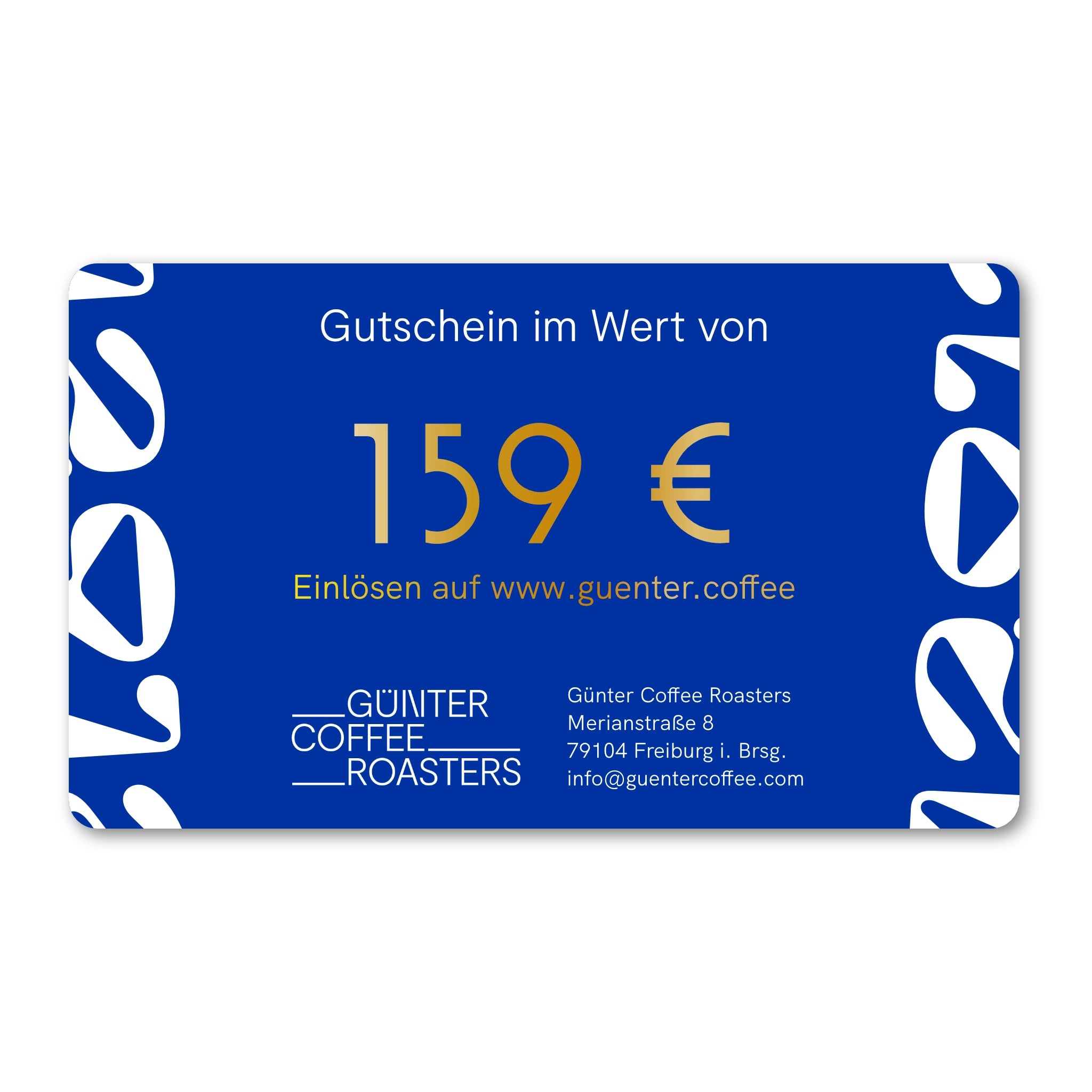 Produktbild digitaler Geschenkgutschein im Wert von 159 €.