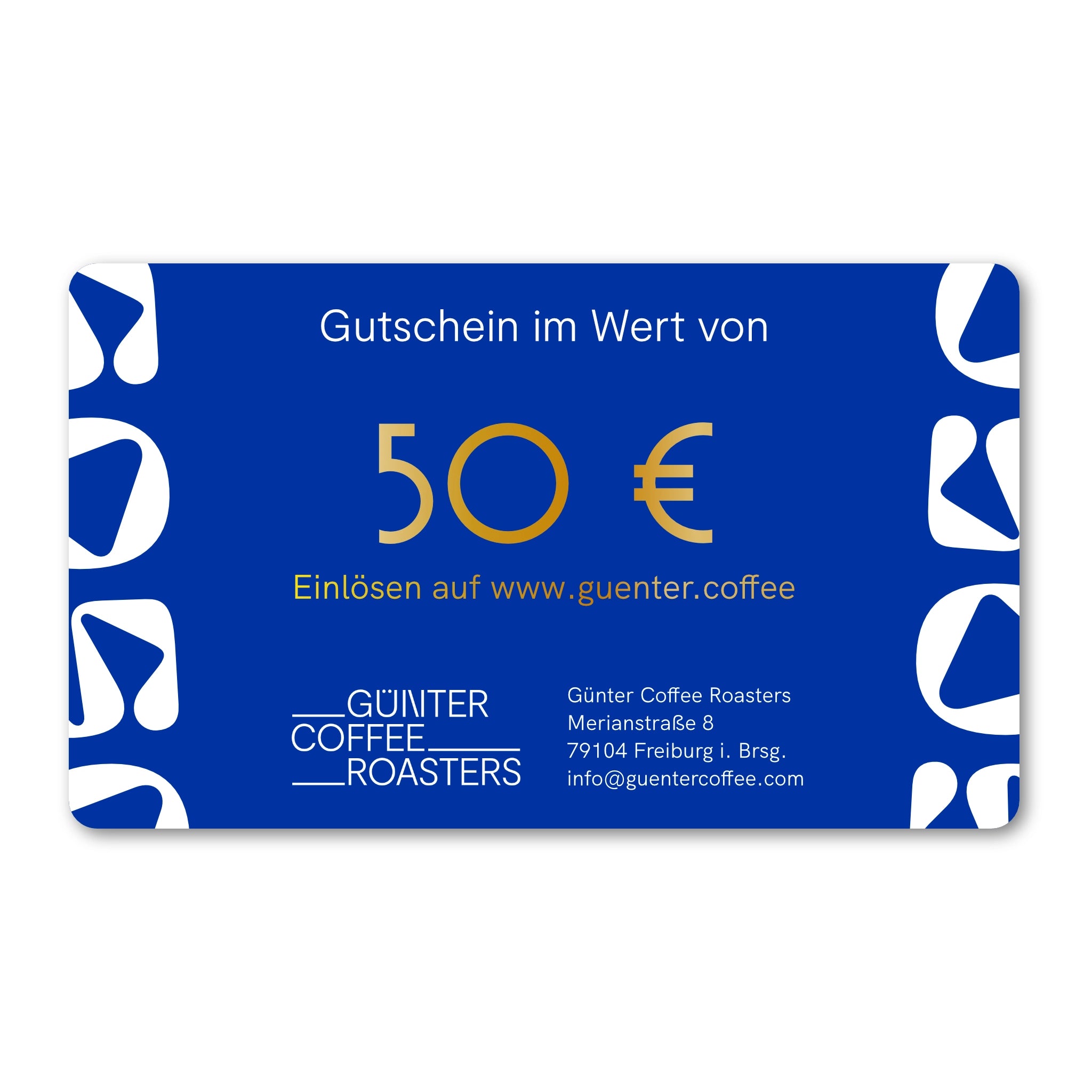 Produktbild digitaler Geschenkgutschein im Wert von 50 €.