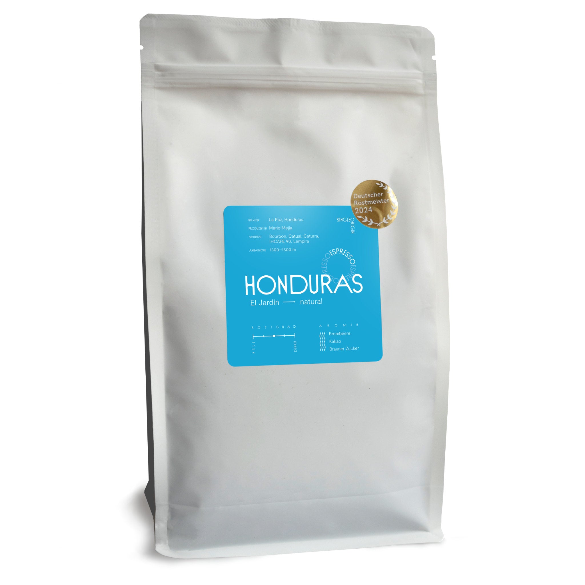 Kaffeeverpackung Honduras El Jardin 1000g