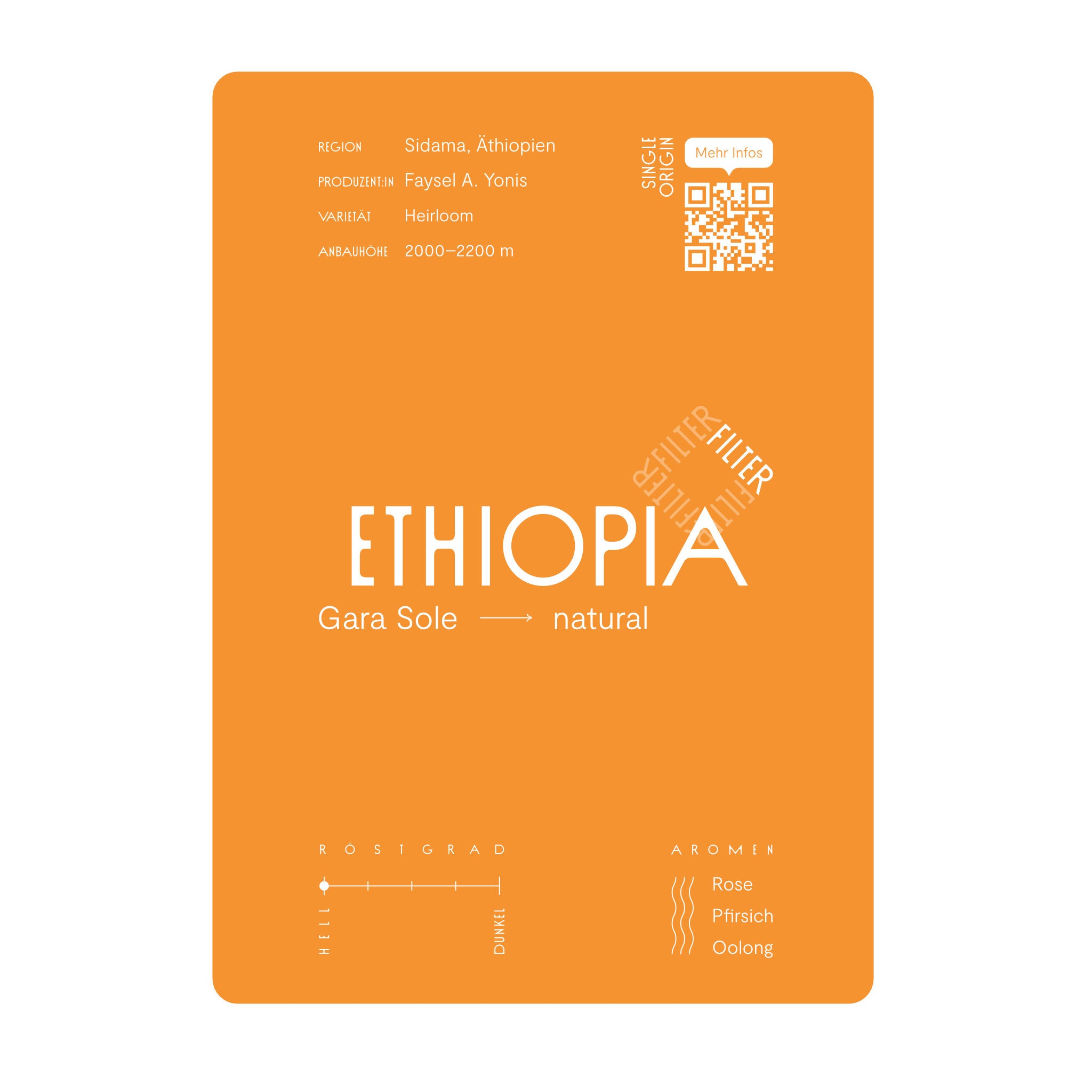 ETHIOPIA Gara Sole Filterkaffee