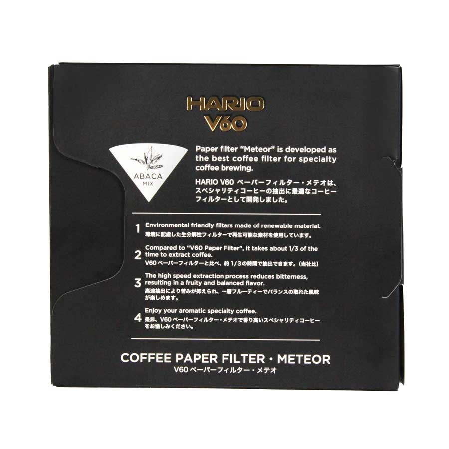 Kaffeefilter Hario Meteor Paper Filter V60 02