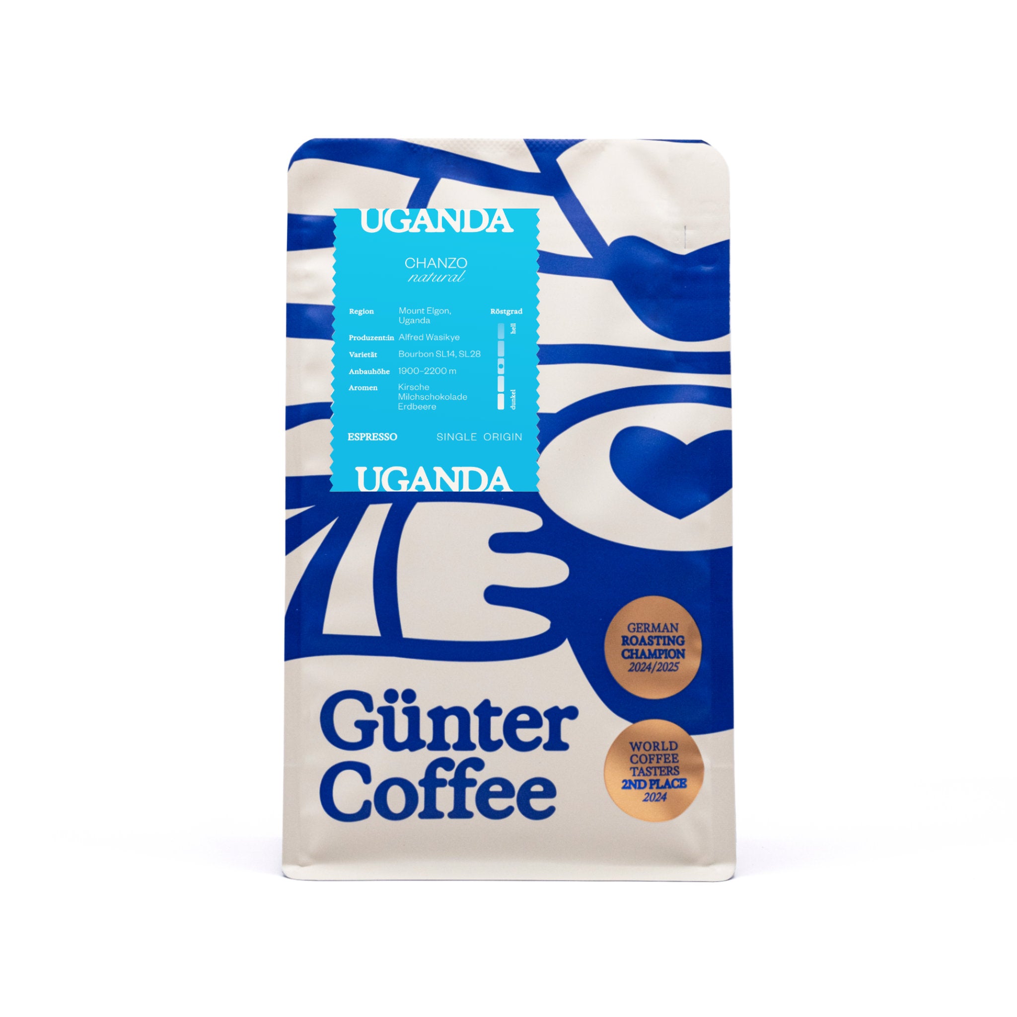 Produktverpackung Uganda Chanzo 250g