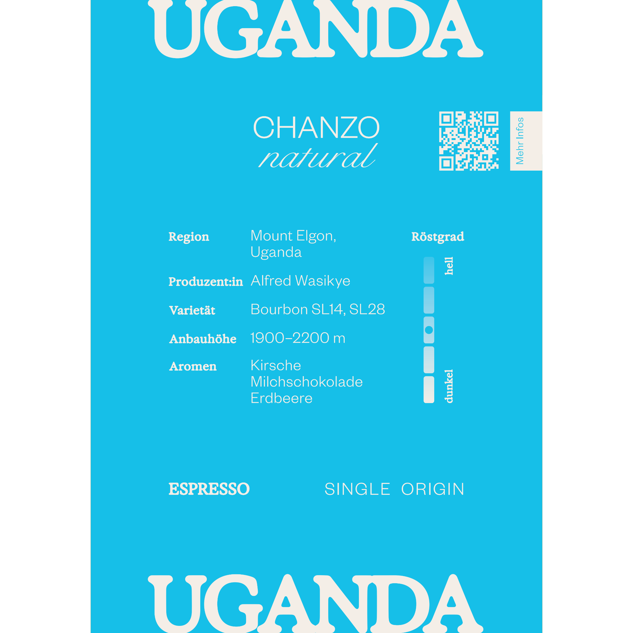 Infokarte Uganda Chanzo 250g