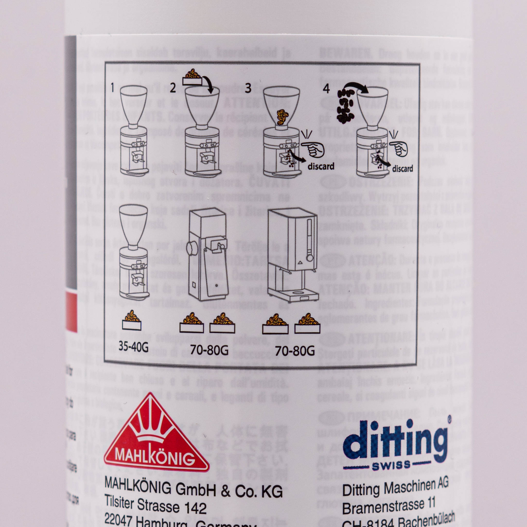 Urnex Grindz Anleitung Detail