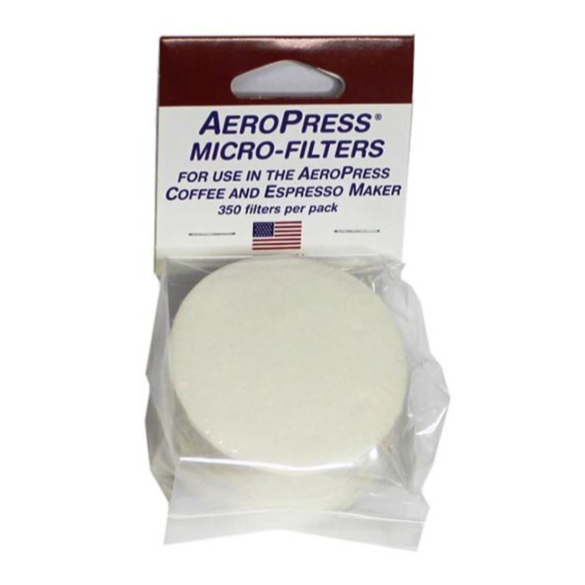 Packung mit 350 AeroPress Mikrofiltern.